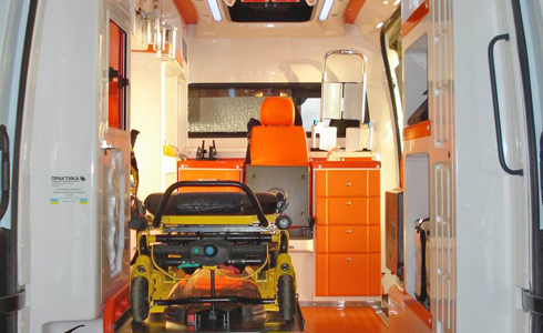 Мебель для автомобилей скорой помощи